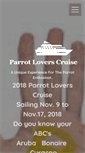 Mobile Screenshot of parrotloverscruise.com